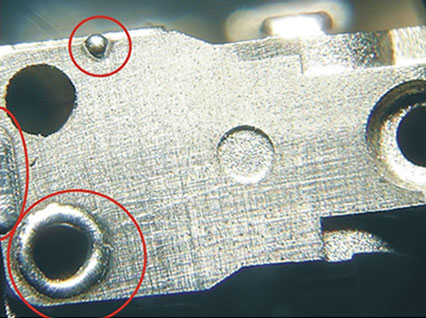 <a href='http://www.ylra.cn/product/3.htm' class='text_a'>模具激光焊機(jī)</a>修復(fù)模具效果